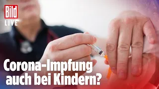 🔴 Corona-Gipfel im Kanzleramt: Kommt jetzt die Impfung für Kinder? | BILD - Die Stunde