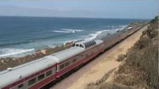 SF 3751 Steam Train: Del Mar, California