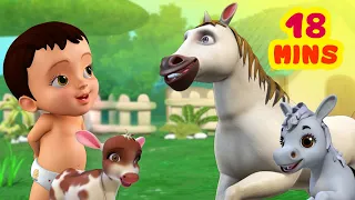 என் அன்பு தாத்தாவின் பண்ணையிலே | Tamil Rhymes for Children | Infobells