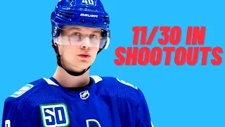 Elias Pettersson Scores The Shootout Winner With The FORSBERG MOVE