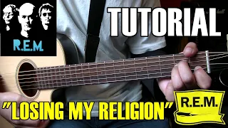 COMO TOCAR "Losing my religion" de R.E.M | Tutorial guitarra acústica/criolla acordes rasgueo punteo