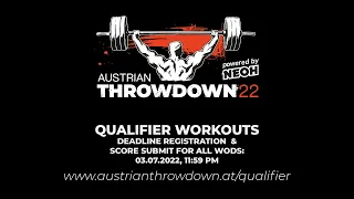 Austrian Throwdown Qualifier WOD 2