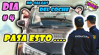 EL ULTIMO EN SALIR DEL COCHE GANA 1000€ 🤑 NOS PARA LA POLICÍA y PARA ESTO...