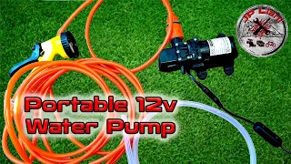 Portable Water Pump | 5.5L/min | 130psi | 12v | 80w Test and overview.