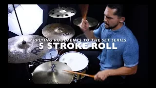 Applying Rudiments On The Drums - 5 Stroke Roll Hat Lick- With Eric Fisher