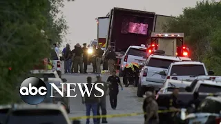 46 people found dead in tractor-trailer in Texas l GMA