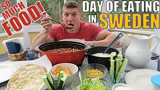 EATING BIG IN SWEDEN | Full Holi-Day of Eating | Stockholm