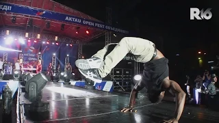 Bboy Junior ROCKS THE RUNWAY at R16 Central Asia afterparty concert in Kazakhstan 2015!