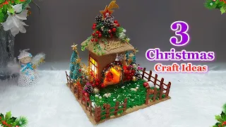 3 Economical Christmas decoration ideas |DIY low Budget  Christmas craft idea🎄117