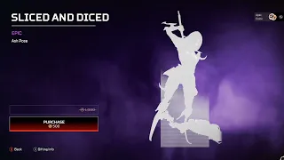 Epic Pose for Ash (Sliced and Diced), Wintertide Sales. [Apex Legends - Highlight - Dec.22]