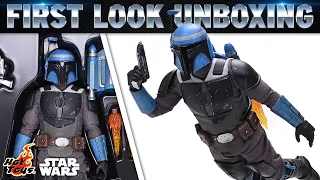 Hot Toys Axe Woves Star Wars The Mandalorian Figure Unboxing | First Look
