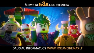 tv3.lt šeimyninė premjera: „Lego Betmenas. Filmas“ visuose FORUM CINEMAS