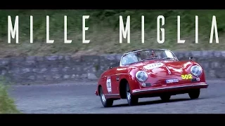 PORSCHE 356 SPEEDSTER racing at the Mille Miglia 2014 - Engine sound | SCC TV