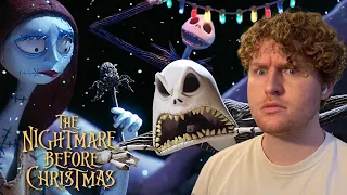 THE NIGHTMARE BEFORE CHRISTMAS was creepier than expected! First Time Movie Reaction and Discussion