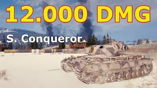 World of Tanks Super Conqueror - 4 Kills 12K Damage