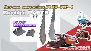 Screen serration 5T057-7137-0 harvester spare parts(Combine Parts T068)
