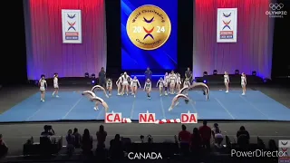 Team Canada Adaptive Abilities All Girl Unified ICU Worlds 2024 Day 1