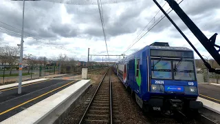 [Cab Ride] RER D Melun à Stade de France - Saint-Denis via Combs la Ville - Quincy