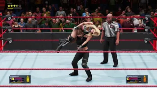 WWE 2K20 Universe Mode Raw Week 3 Alexa Bliss VS Ronda Rousey Part 1
