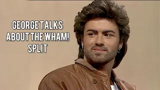 George Michael talks about the Wham! Split (Aspel 1986)