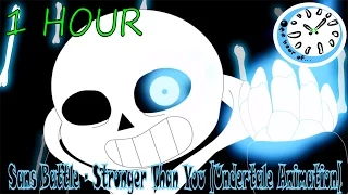 Sans Battle - Stronger Than You (Undertale Animation) 1 hour | One Hour of.