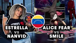 Estrella vs. Nanvid & Alice Fear vs. Smile | Red Bull BC One Cypher Venezuela 2021