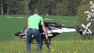 BIG RC HELICOPTER BELL 429 TURBINE ENGINE LOORHOLZ