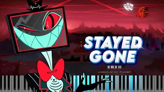 Stayed Gone - Hazbin Hotel (Piano cover | Tutorial | Karaoke)