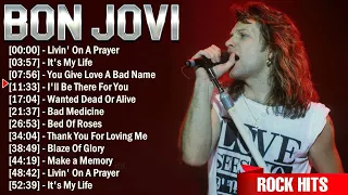 Bon Jovi Best Rock Songs Playlist Ever ~ Greatest Hits Of Full Album