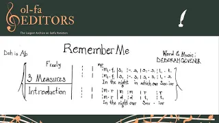 REMEMBER ME - Deborah Govenor