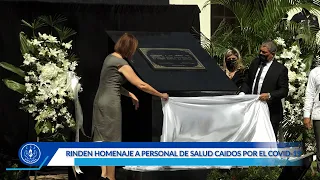 Honran memoria de los héroes de la salud, caídos durante la pandemia