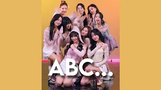 Learn the Alphabet with TWICE (Twice songs A-Z)