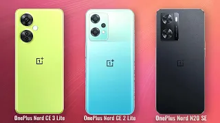 OnePlus Nord CE 3 Lite vs OnePlus Nord CE 2 Lite vs OnePlus Nord N20 SE Full comparison Androidverse