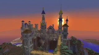 Minecraft Fantasy Castle Build Timelapse