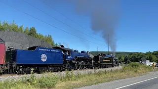 Pacing Reading 2102 & 425 Steam Train on The Iron Horse Ramble (8/13/22)