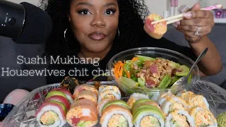 Sushi Mukbang! Housewives chat | LQLove