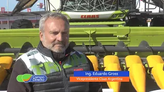Claas presentó en Agroactiva las cosechadoras TRION
