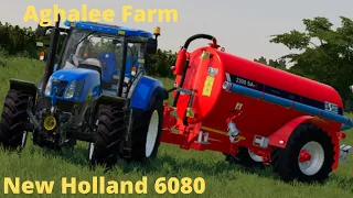 Bans lifted-time to get slurry out on Aghalee!New Holland 6080~Farming Simulator 19