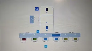 Automatic rollingsystem RM18 with 6 droppositions left and right of the matroller      SHORT VERSION