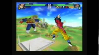DBZ BT3 - Goku Ssj4 vs Red Potara Great Ape Vegeta