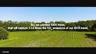 LUMICKS | Offseting CO2 emissions by planting trees