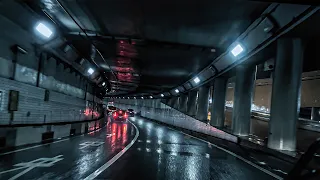 ☔️Tokyo's Most Dangerous Metropolitan Expressway in Heavy Rain【Real footage/4K】