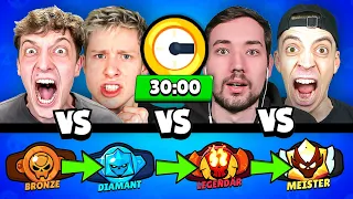 YOUTUBER Push Battle in RANKED! (30 MINUTEN ⏰)