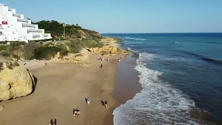 Albufeira beach, Algarve, Portugal April 2022