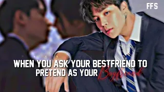 When you ask your Bestfriend to pretend as your boyfriend •|| Jimin FF ||• oneshot
