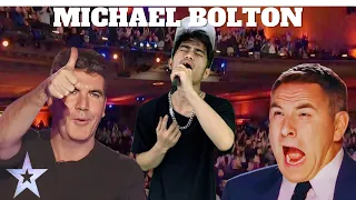 Americas Got Talent Extraordinary Song Michael Bolton in a very emotional voice Parody