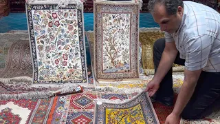 Buying super expensive silk carpets in Iran (Isfahan)