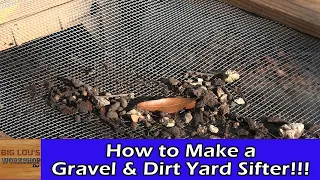 Gravel and Dirt Sifting Jig