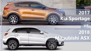 2017 Kia Sportage vs 2018 Mitsubishi ASX/Outlander Sport (technical comparison)