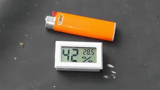 Походный мини термометр с гигрометром - обзор и тесты, сравнения с разными градусниками